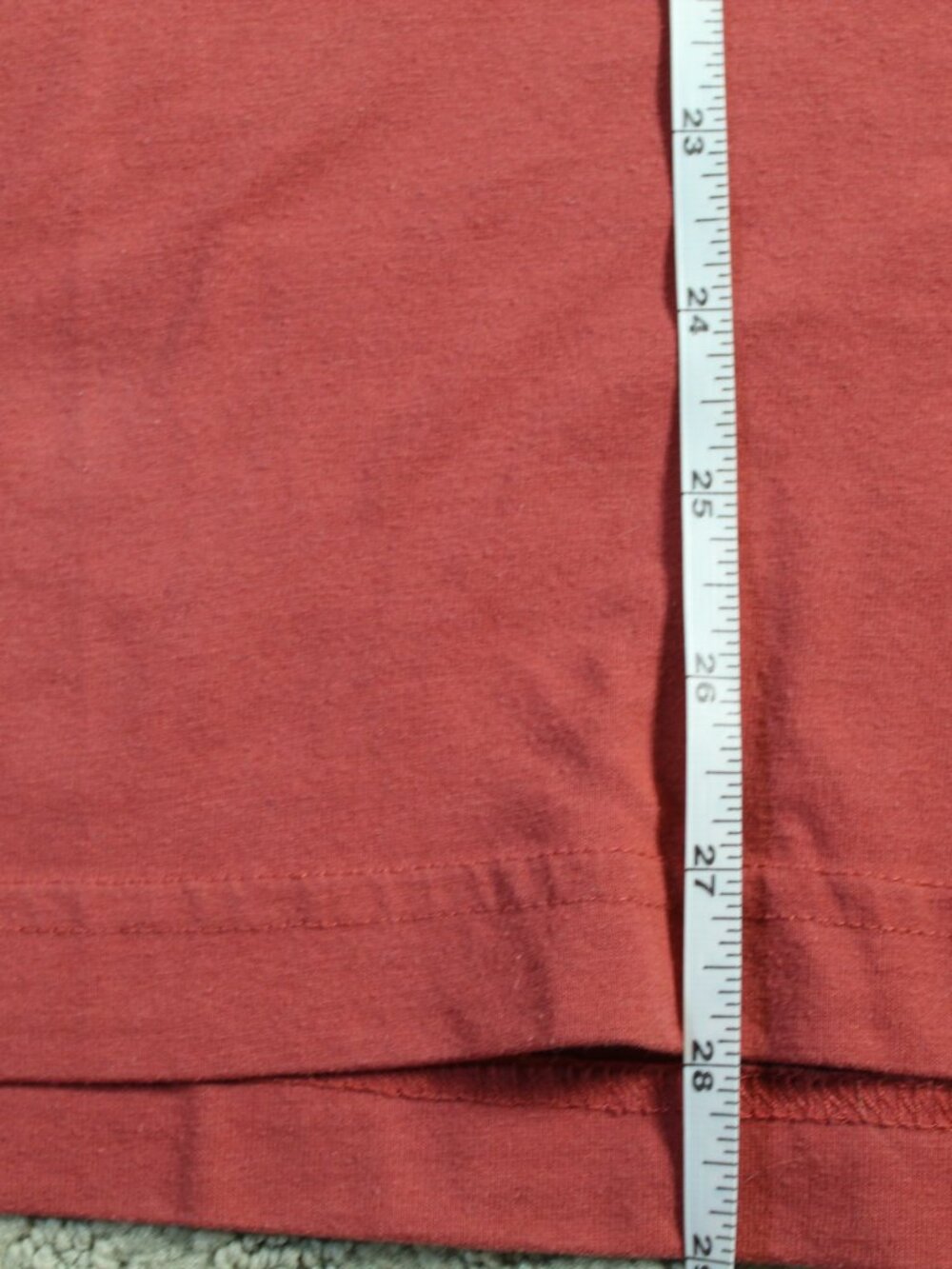 Set of 2 Eddie Bauer Size XXL Salmon Colored Cotton Blend SS Crew Neck T-Shirts - Picture 5 of 8